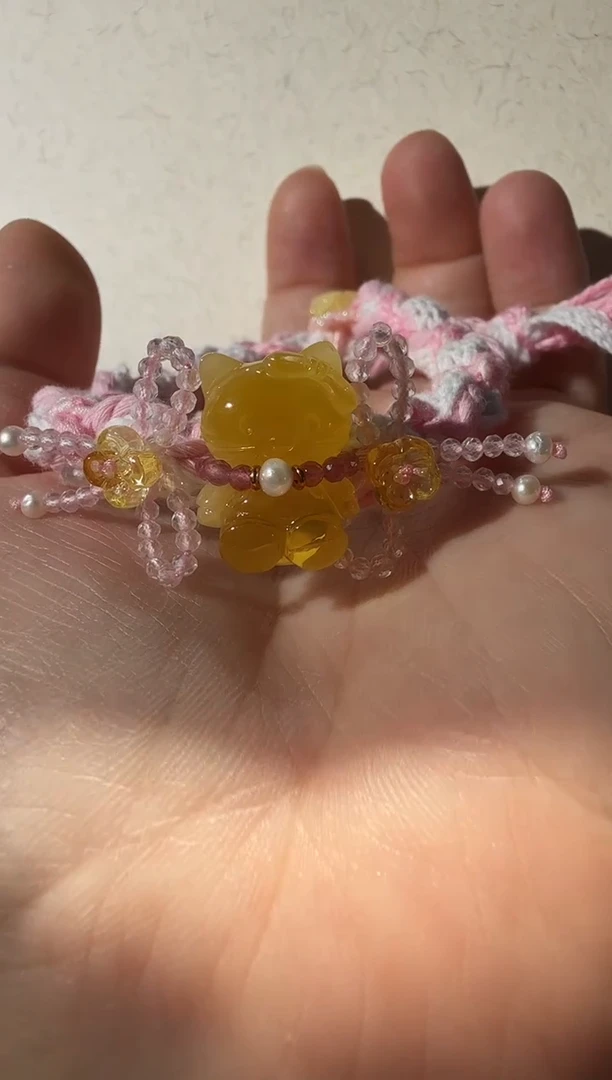 【闪购商品】蜜蜡手链未镶嵌蜜蜡猫咪手链