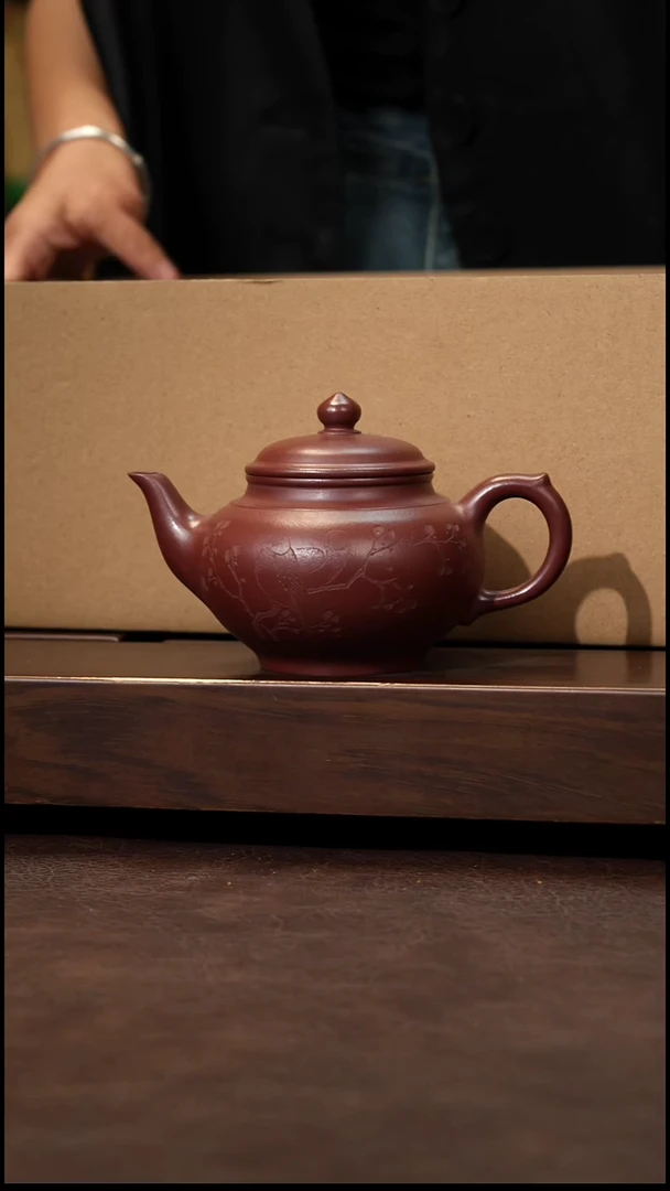 茶壶紫砂龙血砂笑樱200cc左右