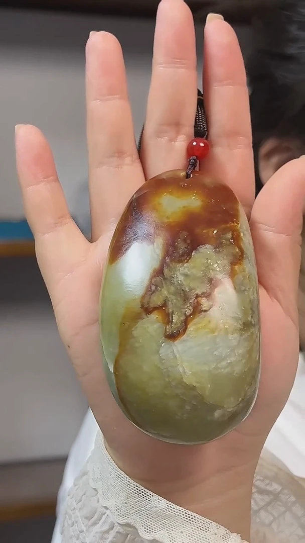 岫玉未镶嵌手把原石