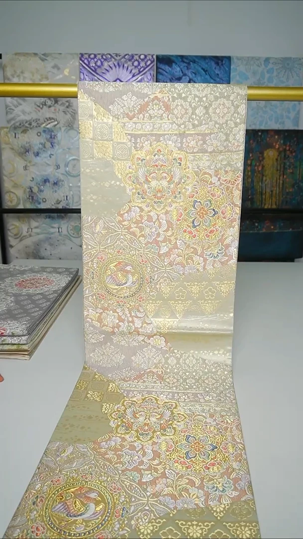 织绣西镇织批发04细密宝象花