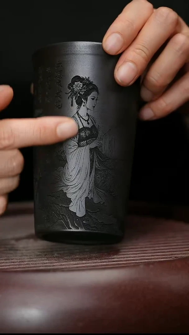 茶杯紫砂宜兴高端紫砂主人杯福利放漏