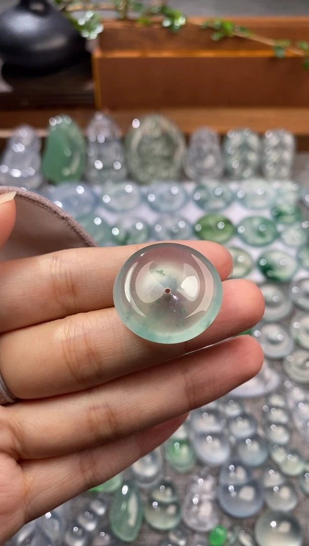 吊坠(不含链)未镶嵌翡翠扣子