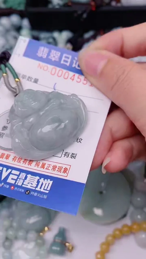 翡翠未镶嵌颈饰00004551