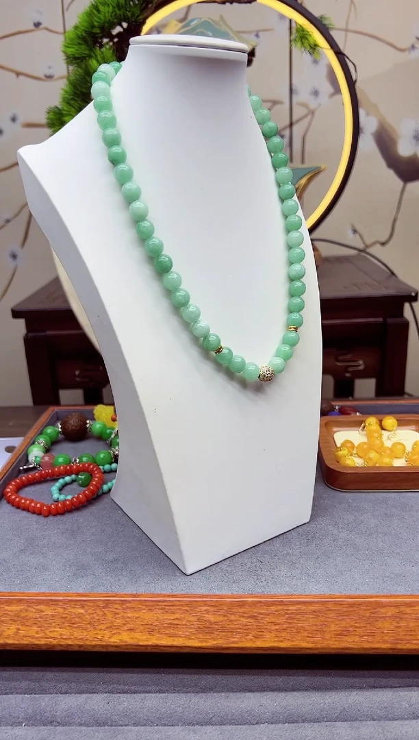 【闪购商品】翡翠颈饰14K金镶嵌x796``````