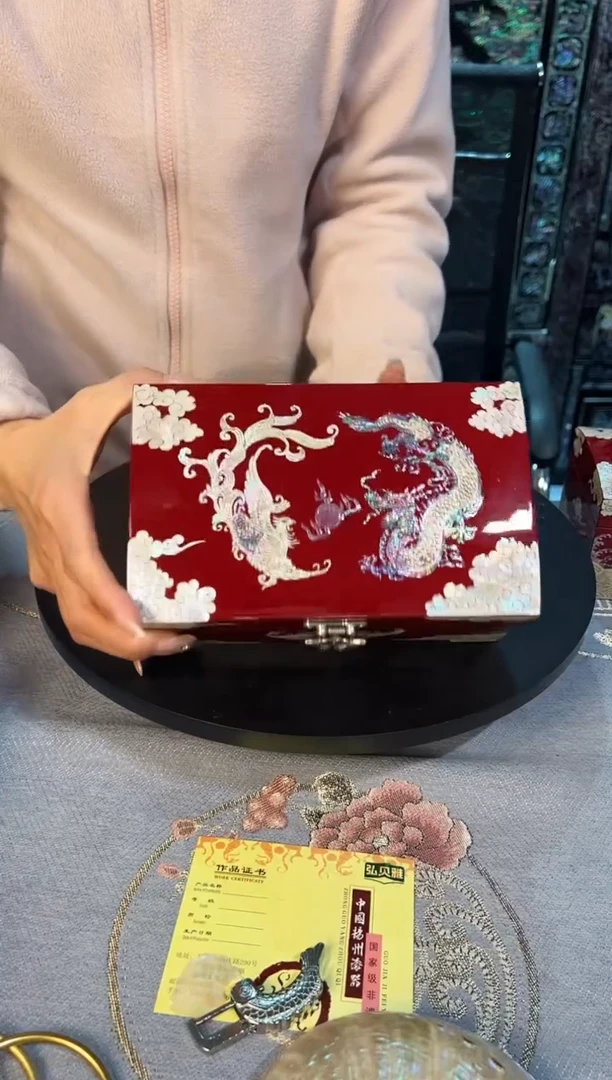 样品按扣扇贝底·弘贝雅螺钿漆器文化馆