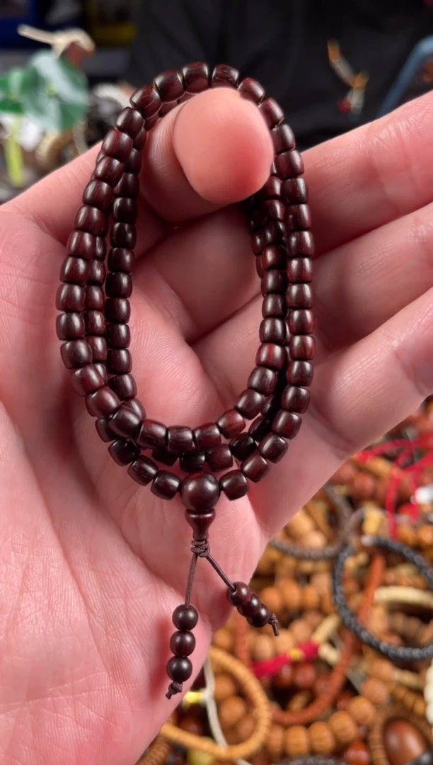 【闪购商品】小叶紫檀手串/手链王胖子文玩工作室高油高密5.5左右