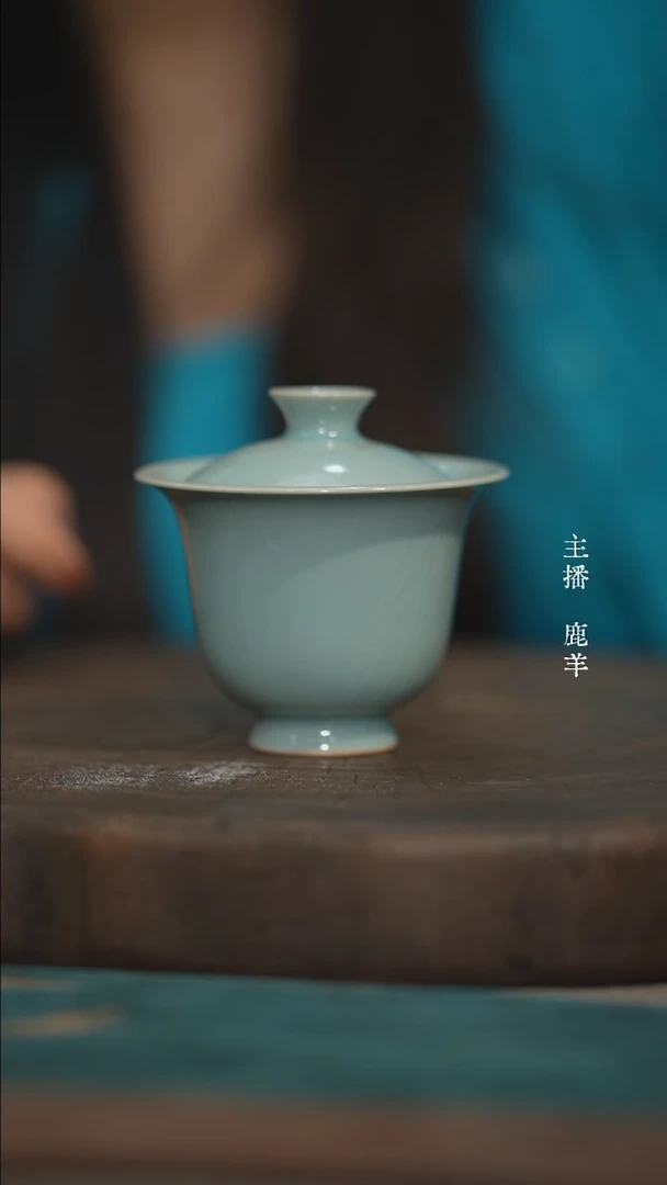 妖娆两才盖碗-张海英-羊