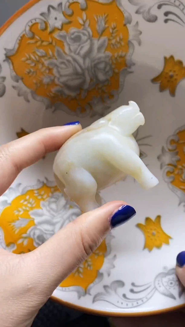 瓷片瓷片 瓷器 摆件1个