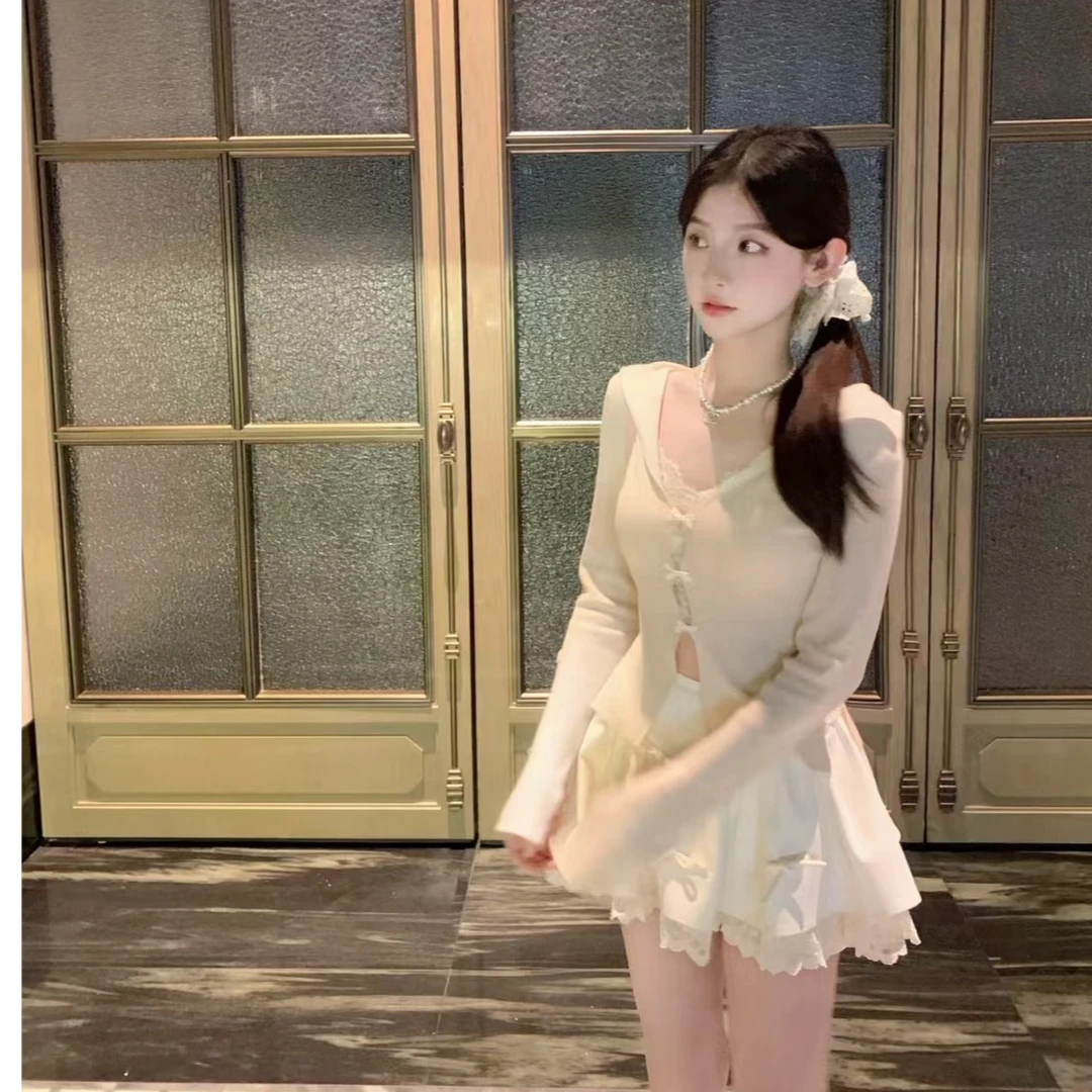 【no退no换】网红纯欲辣妹绝美上衣时尚气质显瘦套装名媛风