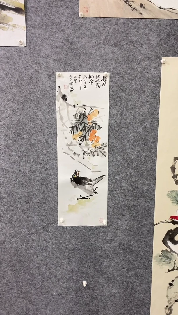 国画尚定固国画作品