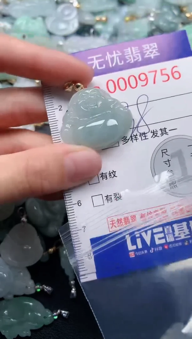 颈饰未镶嵌翡翠9756