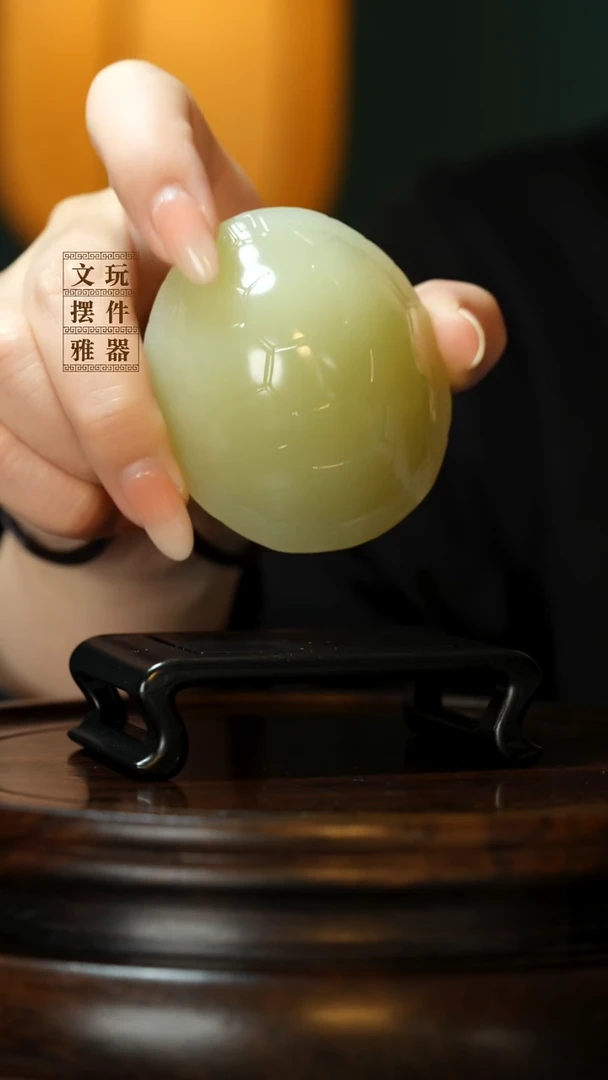 玉《博古富甲天下》手把件摆件