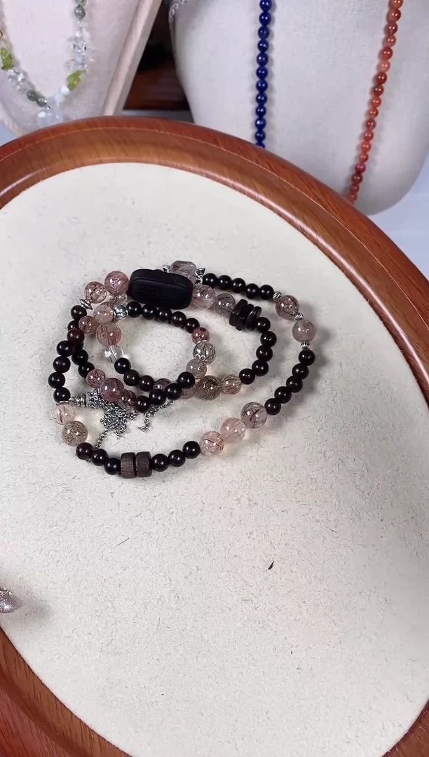 水晶手串未镶嵌天然水晶手串