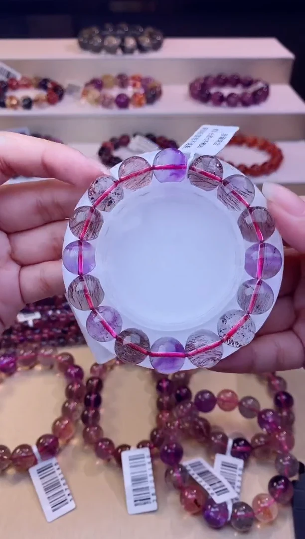 未镶嵌手串水晶彩超七12m+