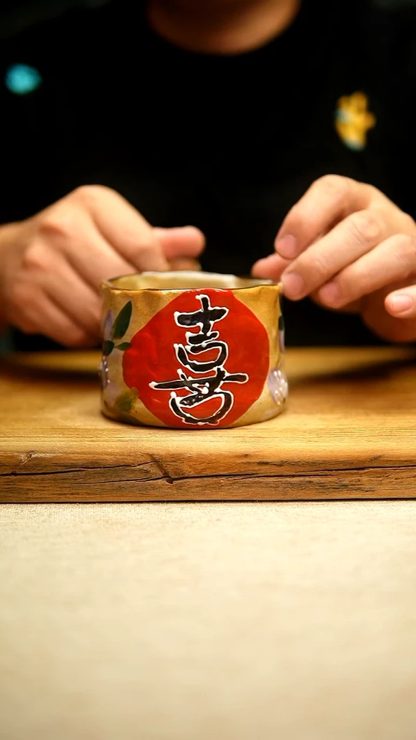 @@陶园瓷舍@@纯手工手绘@高温釉下彩