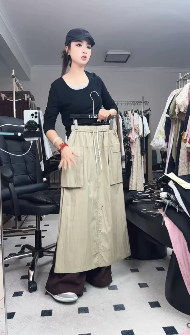 吊带864军绿色工装群