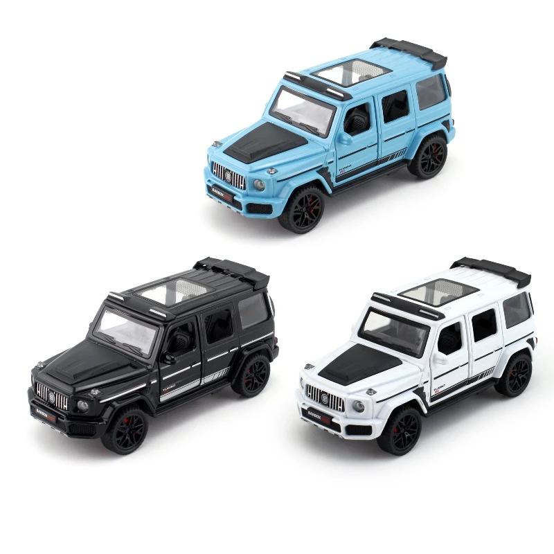 1:36系列奔驰G800 法拉利LP780 拉法 帕加尼中国龙合金车模摆件