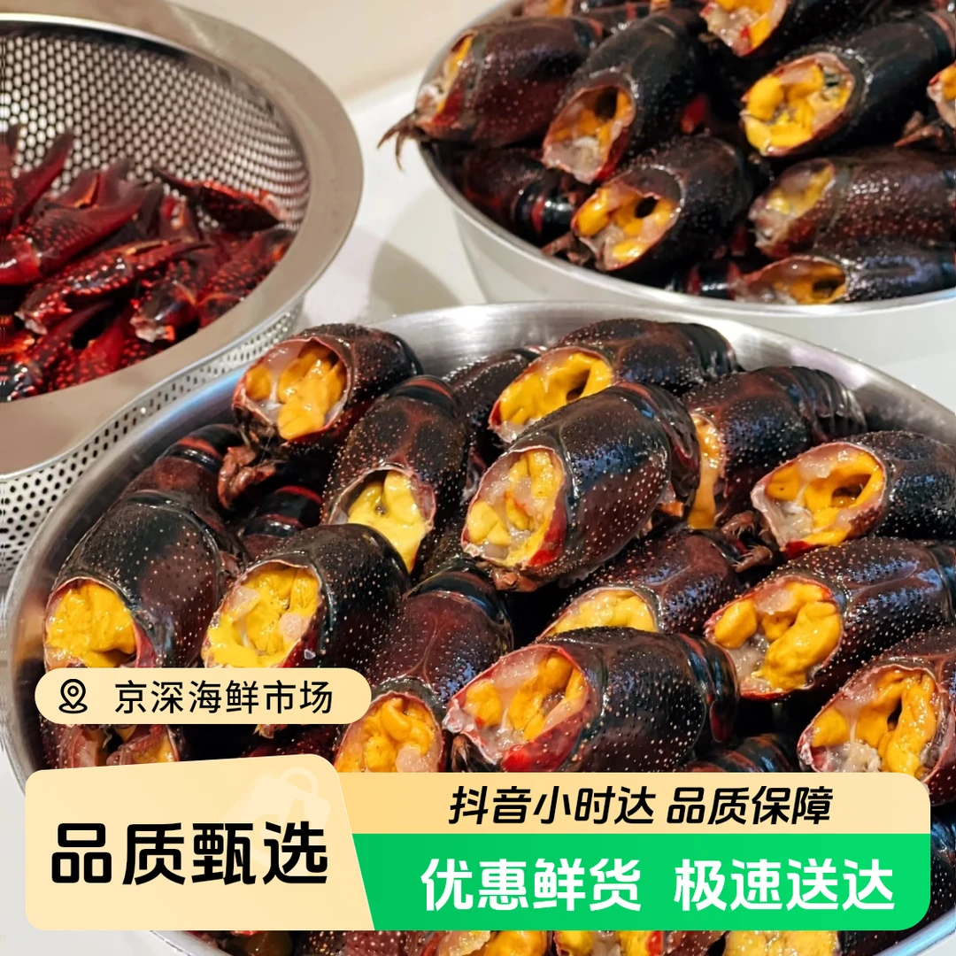 鲜活清水小龙虾0.9-1两/只 一斤约10只