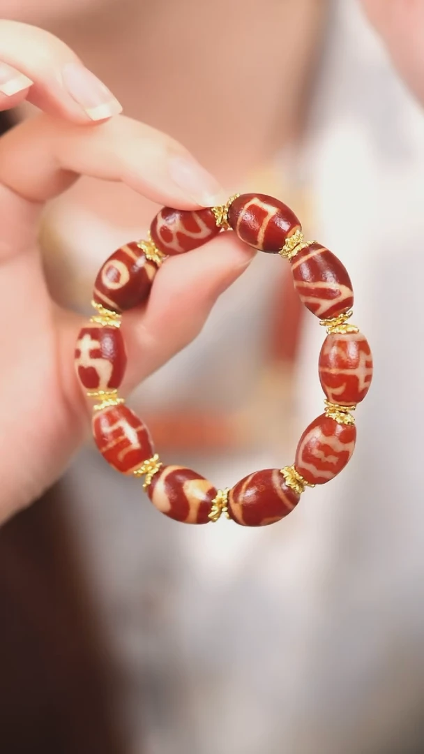 玛瑙/玉髓（覆膜）颈饰未镶嵌传世珠宝