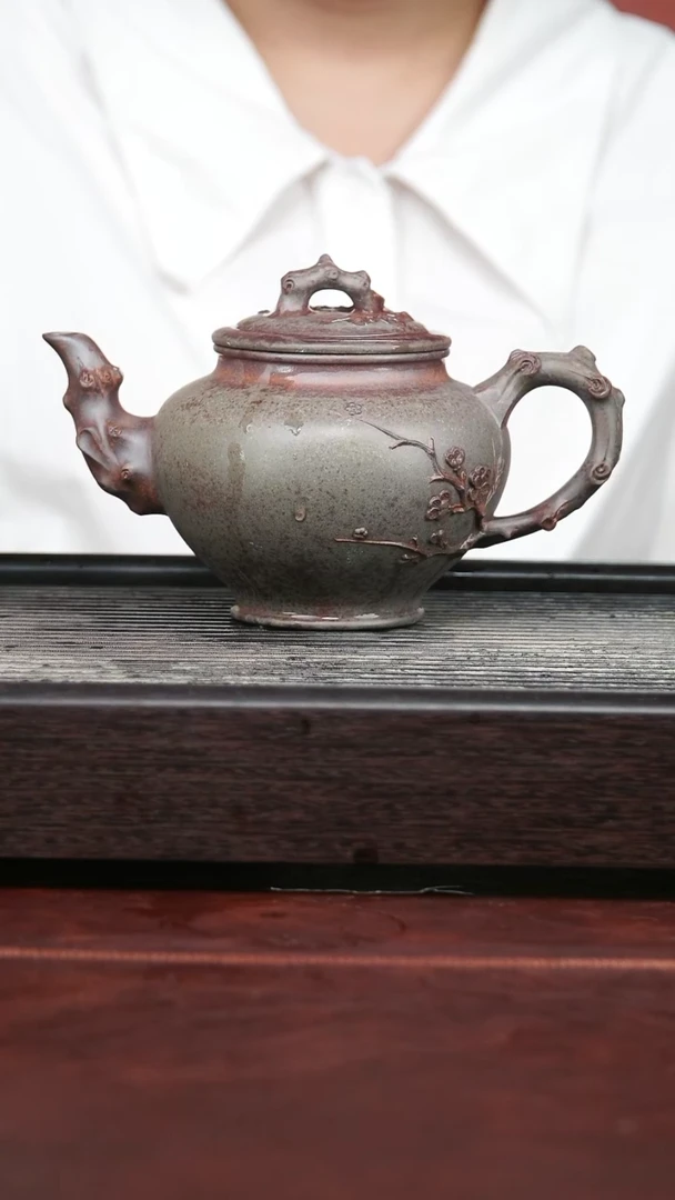 茶壶紫砂白**崖精品紫砂壶