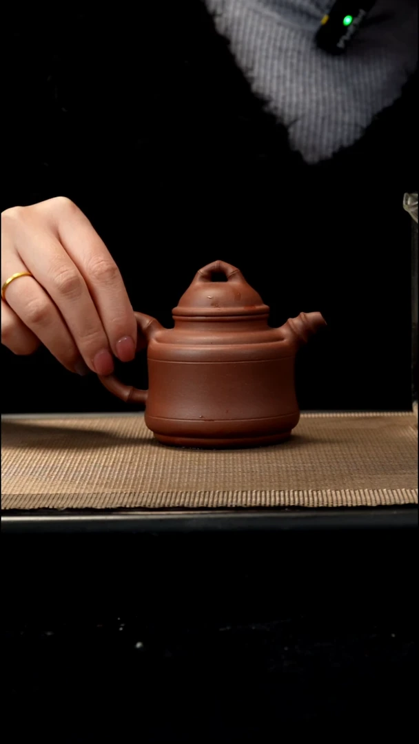 紫砂茶盏中槽清竹鼎190CC