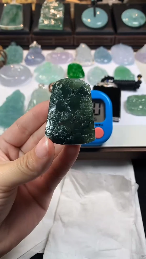 未镶嵌定制翡翠林*毛货不退不换