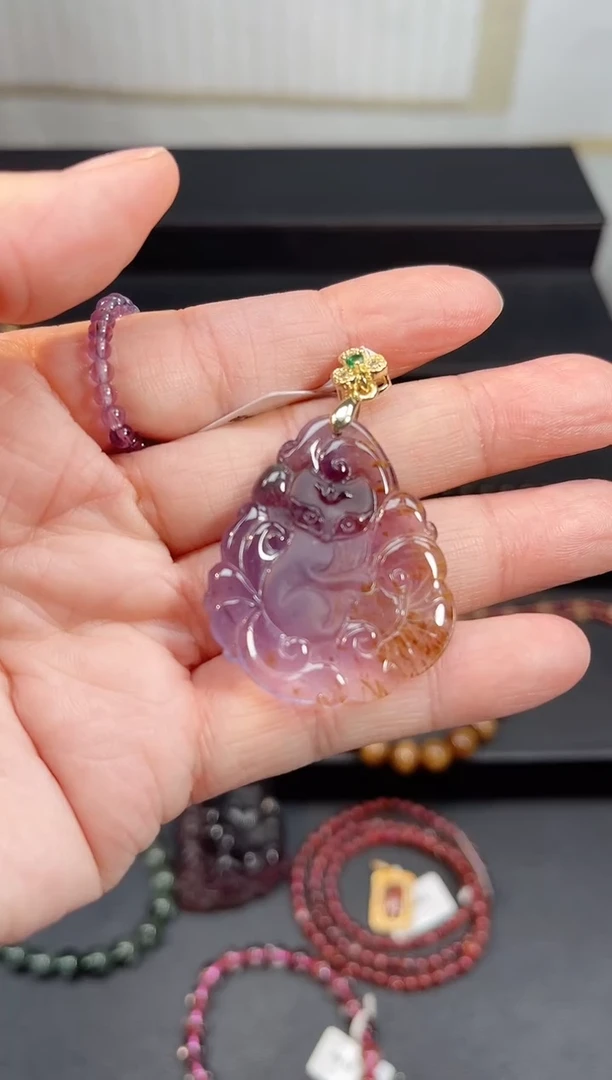 未镶嵌颈饰水晶【百晶灵儿】定制款