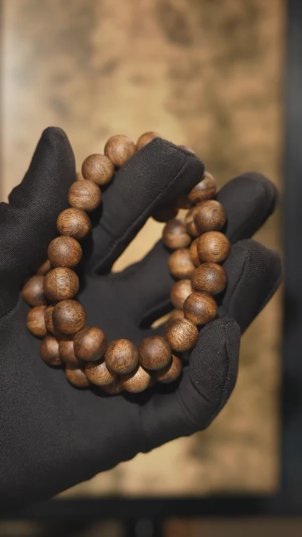 手串沉香海南绿奇楠12mm单圈手串 多样性发一