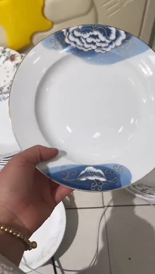 瓷8.75平盘蓝色1个