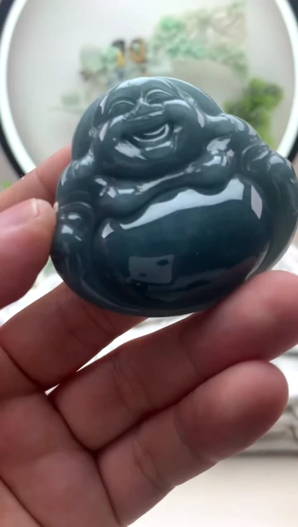 颈饰未镶嵌翡翠佛公