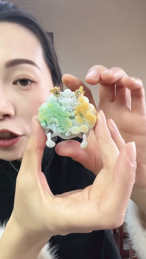 【闪购商品】翡翠颈饰未镶嵌国风原创