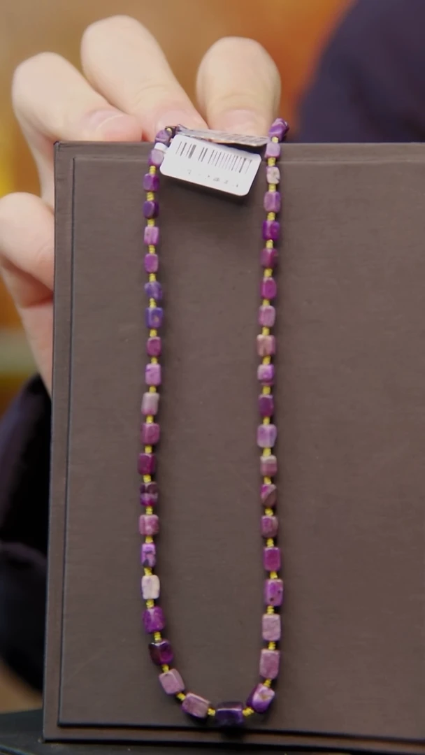 苏纪石（舒俱来）未镶嵌项链61号老油紫项链