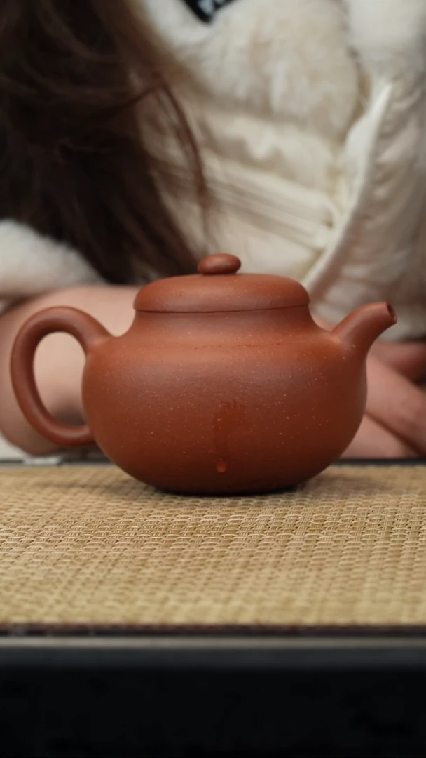 【闪购商品】紫砂茶壶红降坡柿园