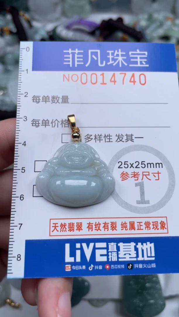 颈饰未镶嵌翡翠14740