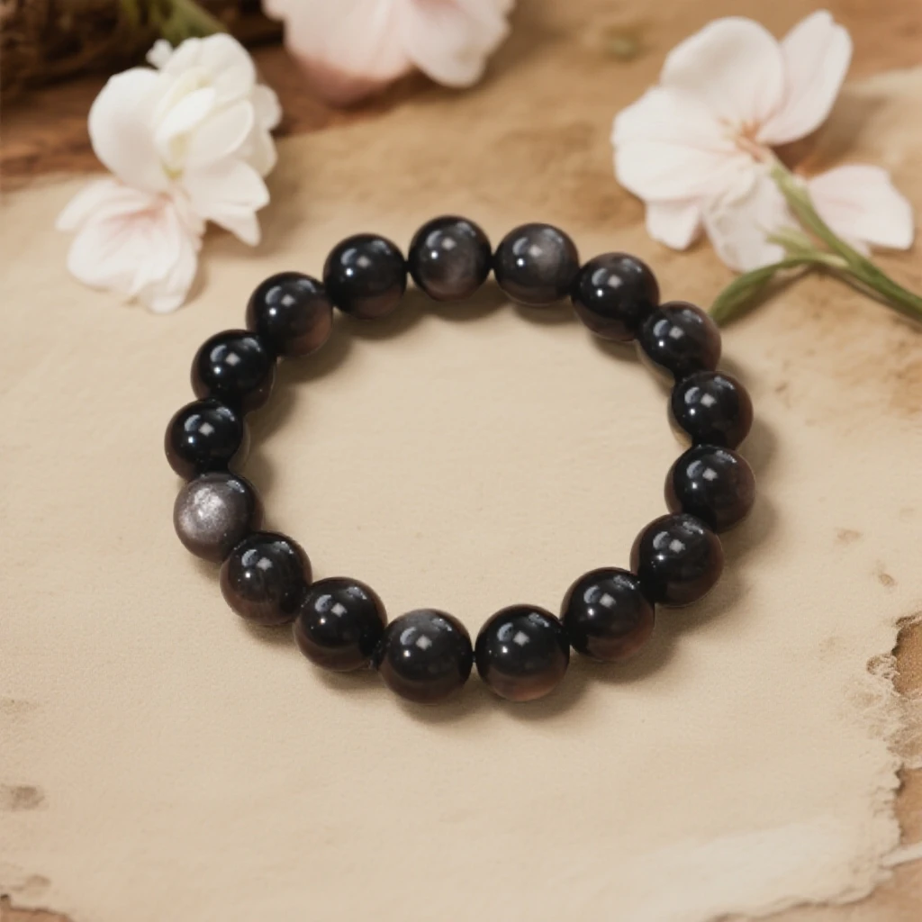 【严选引福】气质银曜石素串