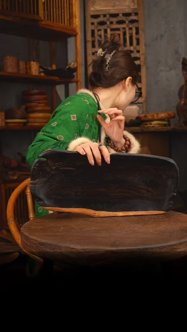 木作作品干泡台等980