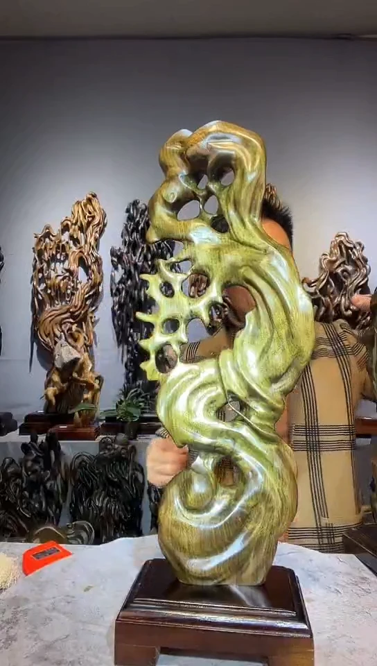 【闪购商品】金丝楠金丝楠小叶桢楠随行摆件12