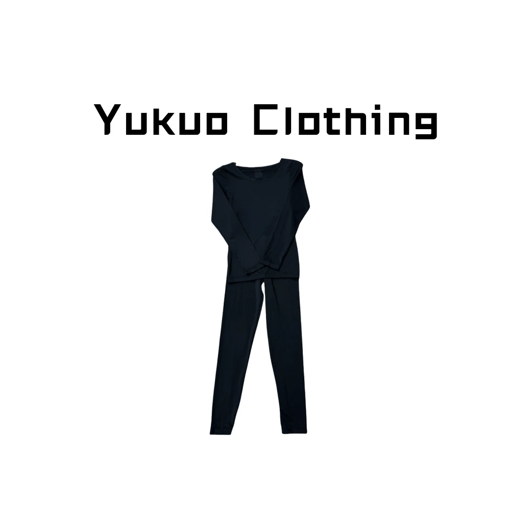 圆领热皮美肤保暖女套装