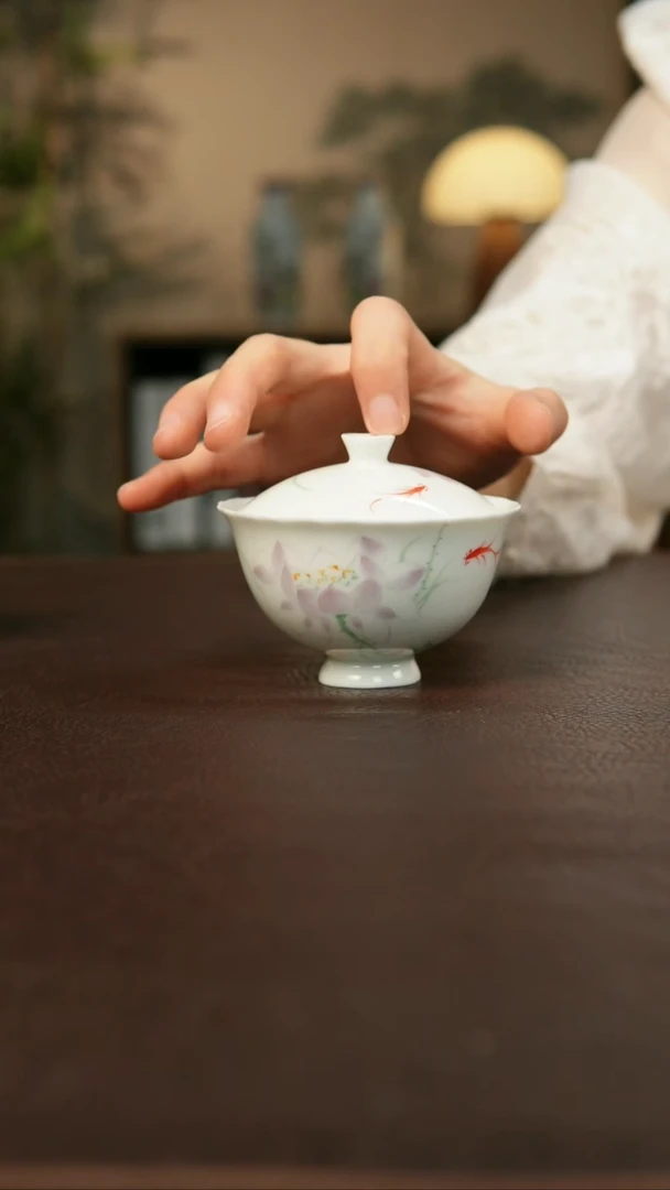 景德镇陶瓷杯碗柴烧多人
