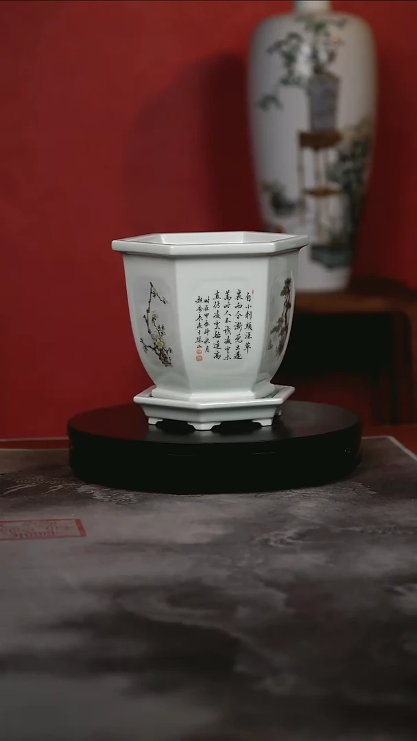 手绘盆内口13内深12.8手绘盆内口13内深12.8