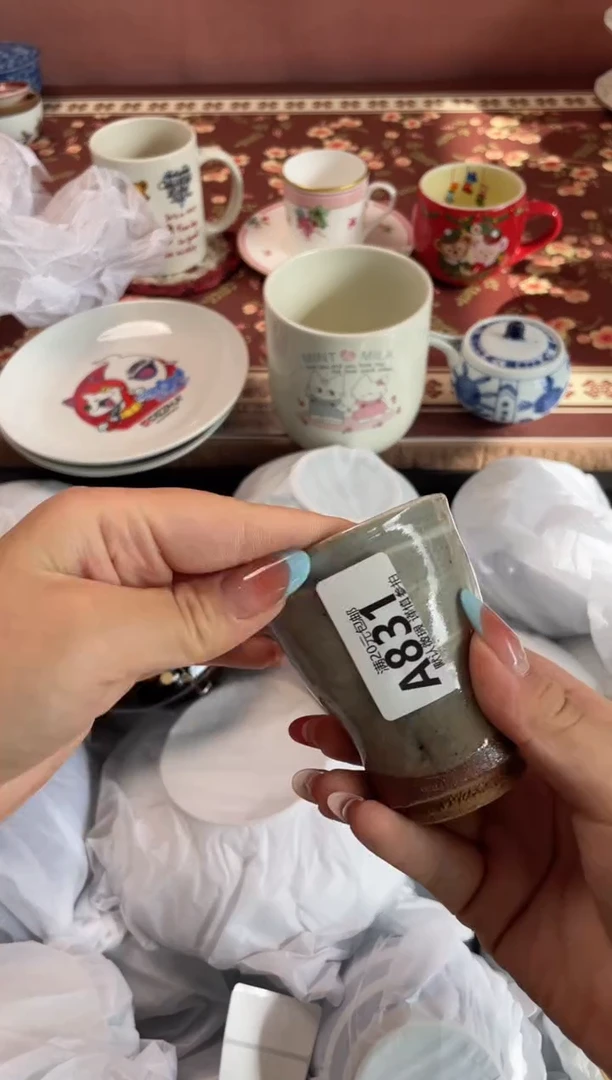 瓷片大*子瓷器瓷器A831