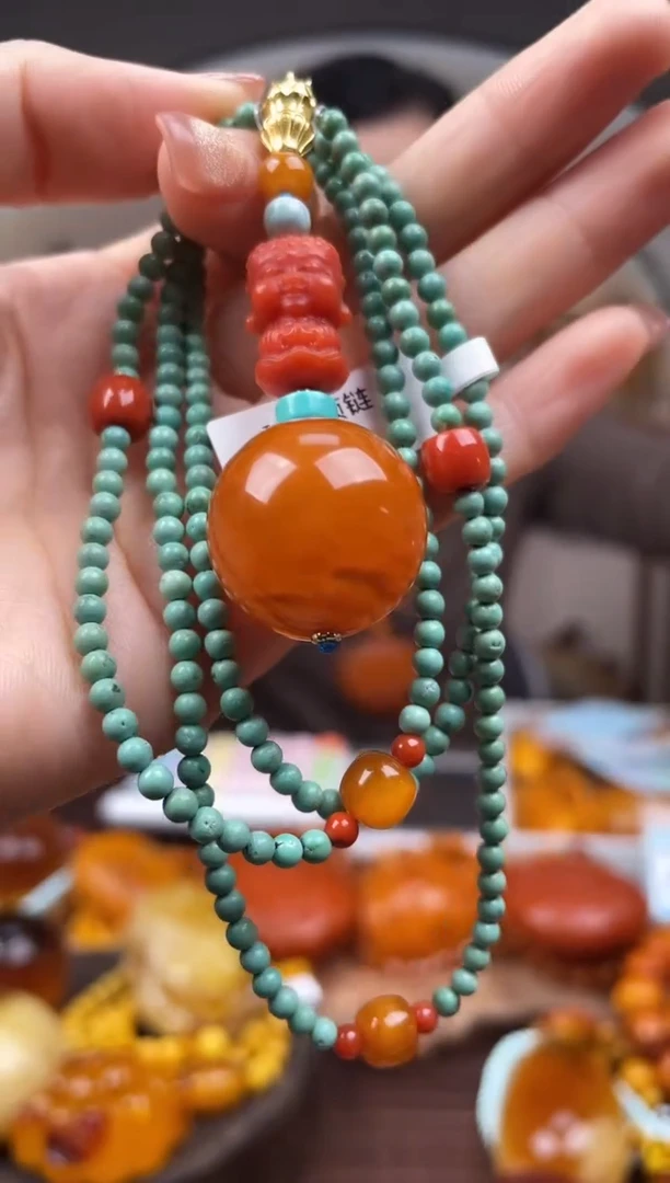 【闪购商品】琥珀裸石未镶嵌首饰 假1赔4 （多样性发货1件