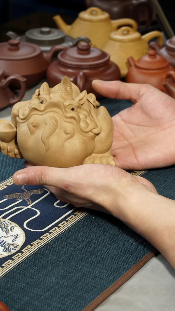【闪购商品】紫砂茶壶小金蟾金蟾