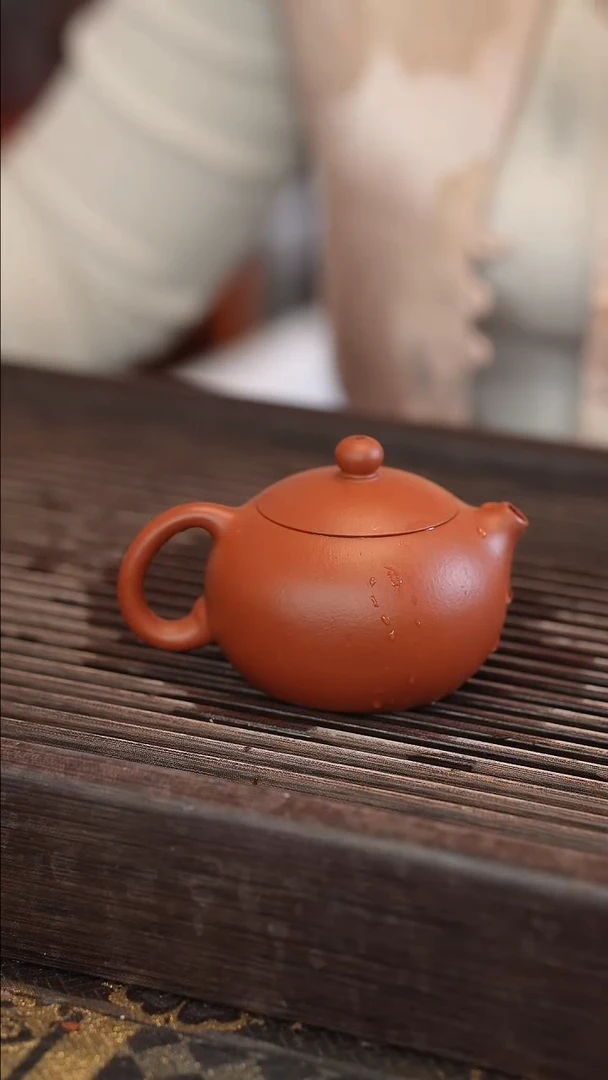 茶壶紫砂全手【 宽口】 140cc