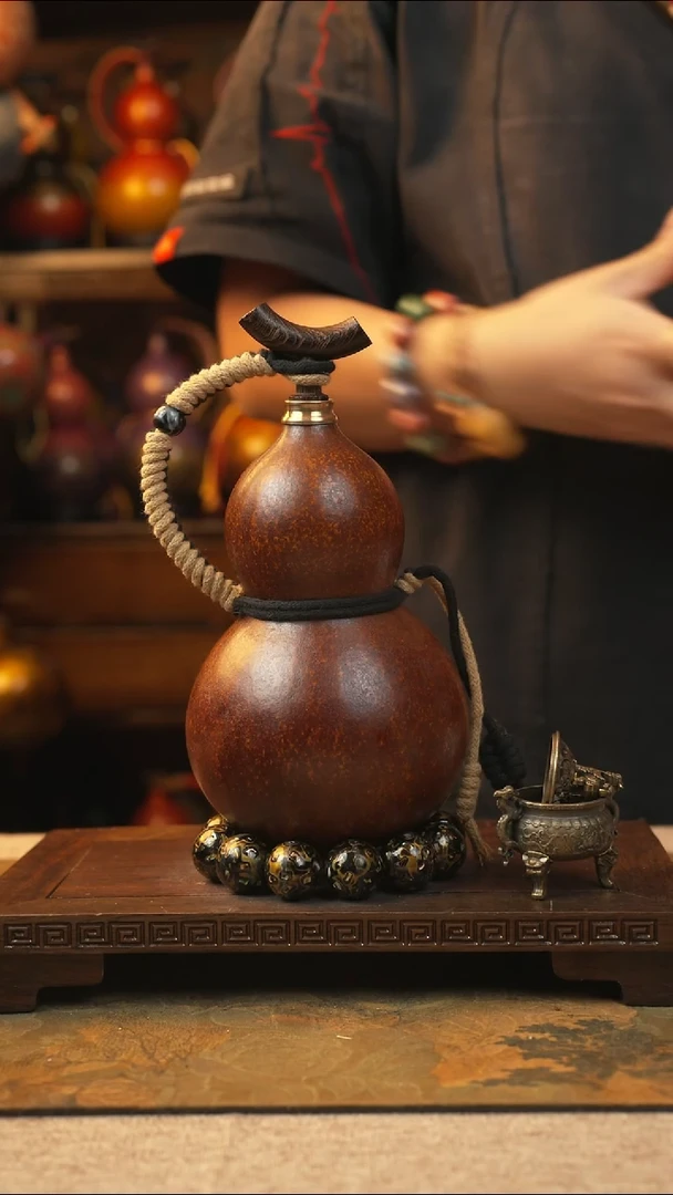 557大漆一物一拍记葫堂出品【不带手串】