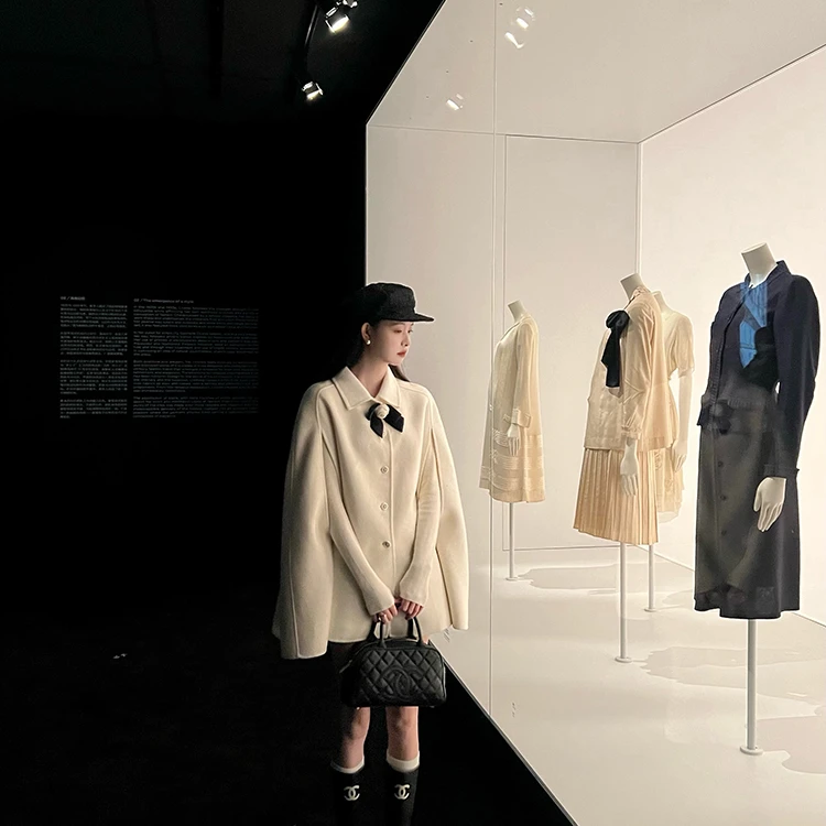 工厂清货福利~留洋千金~经典A字双面呢大衣毛呢外套1502