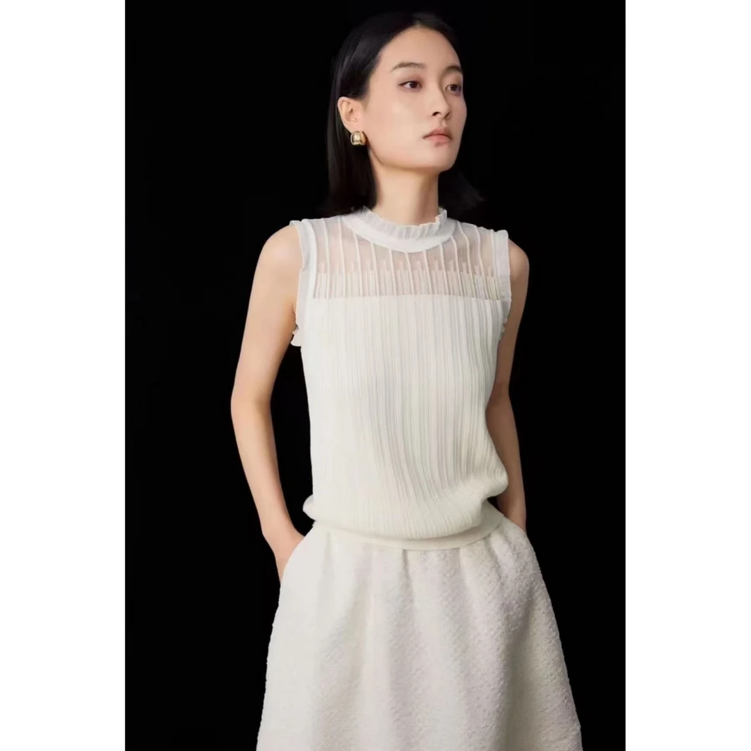 背心女士修身打底薄款女百搭宽松63374