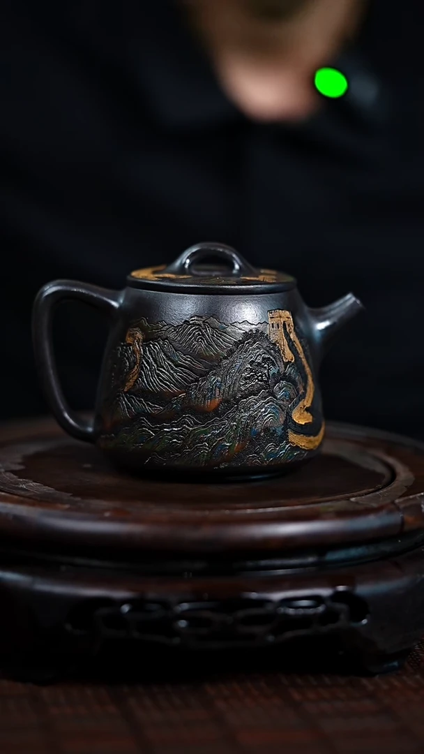 茶壶紫砂宜兴知衍传i器原矿全手12