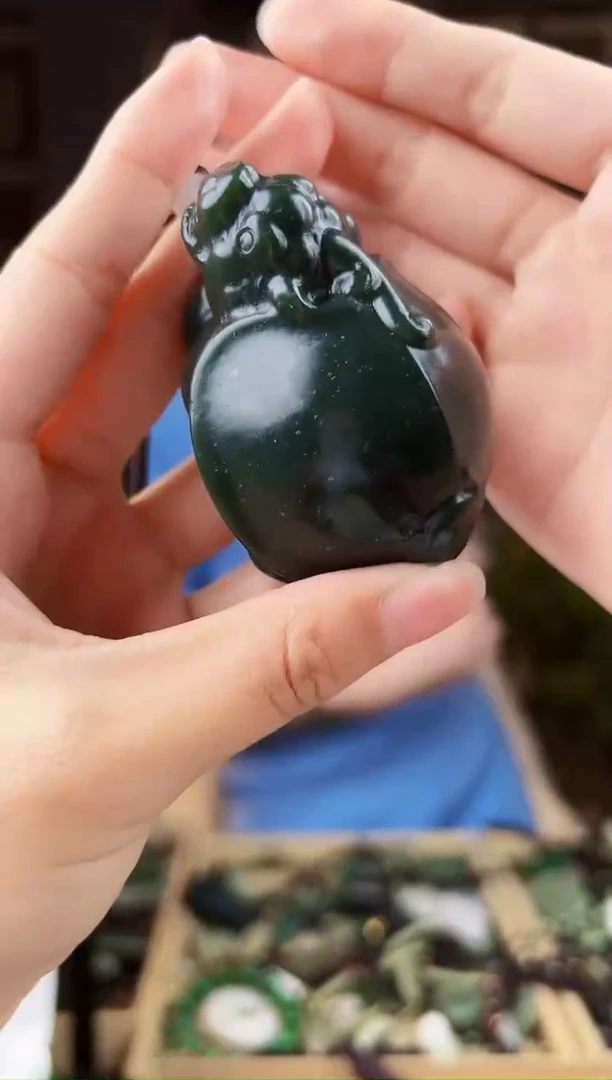 颈饰未镶嵌和田玉拍一发一，多样性发货