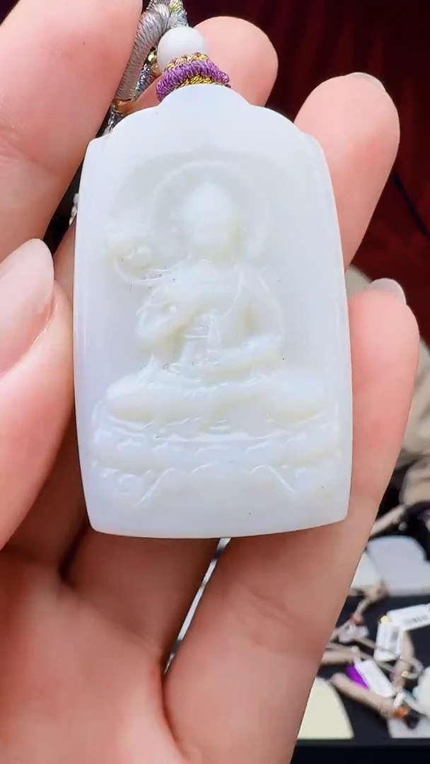 颈饰未镶嵌和田玉天然和田玉（拍一发一）